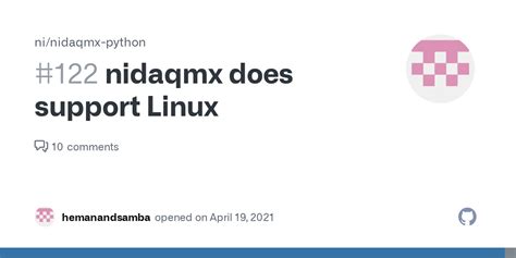 NI-DAQmx software for the Linuxx86 64-bit architecture has been tested on the following distributions openSUSE Leap 15. . Nidaqmx python linux